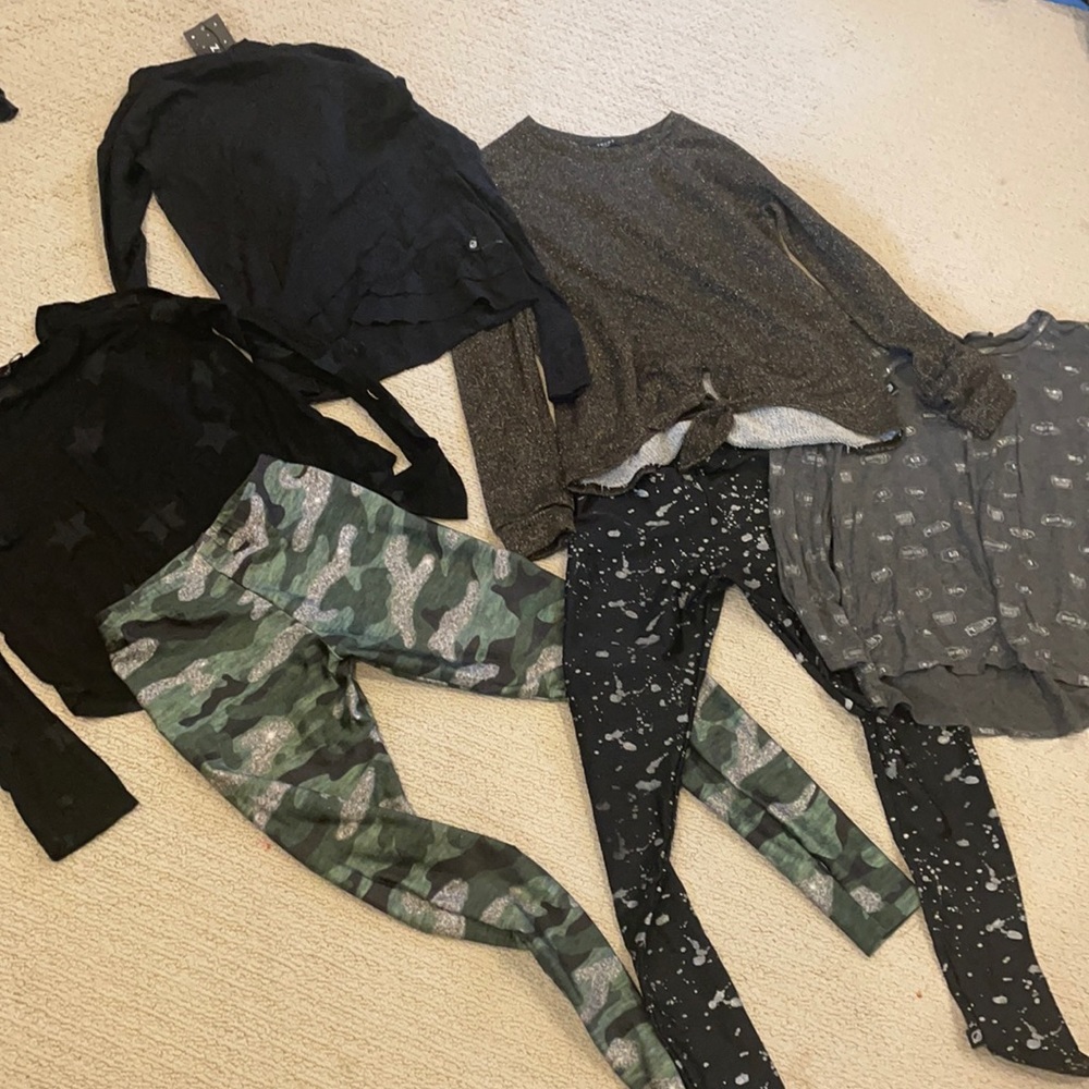 Lot of 6 items girls Terez Large 12 NWT nwot